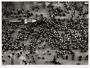 MARGARET BOURKE-WHITE (1904-1971) Hats in the Garment District, New York. 1930; printed 2000s.                                                   